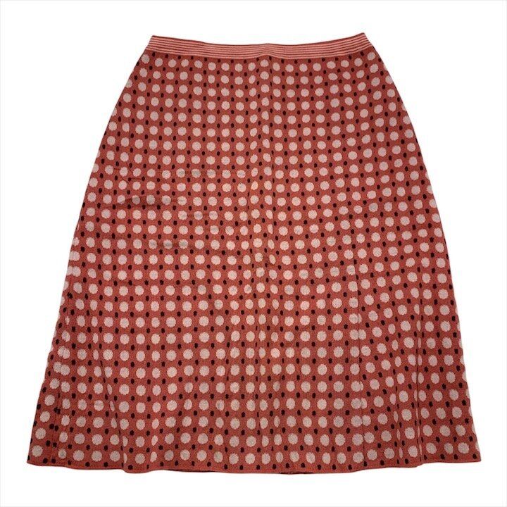 Chanel CC Logo 38 Cashmere z Knit Skirt LadyPink — view 5