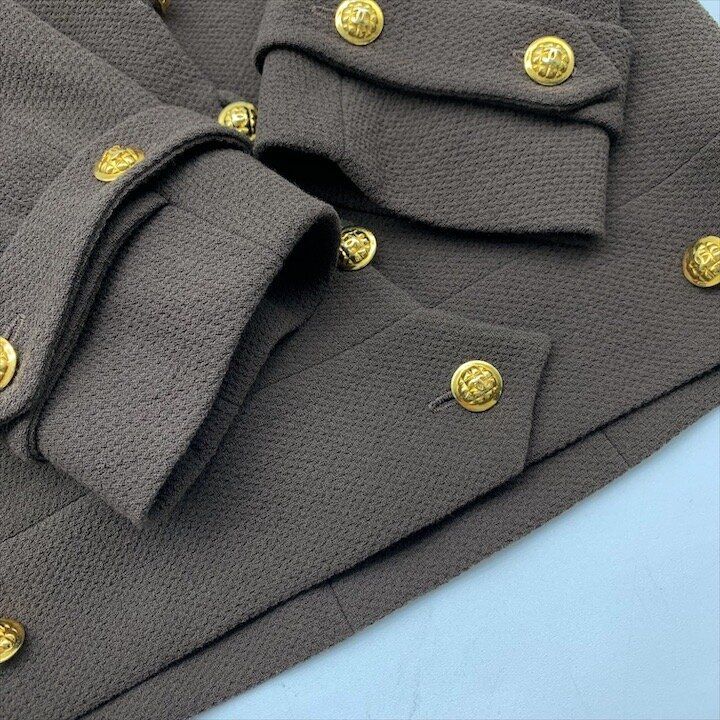 Chanel CC Logo Bo hmm 34 hmm ji le Jacket LadyBrown — view 5