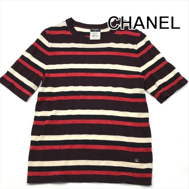 Chanel Bohmm re hmm Bo Short Sleeve Knit hmm ji Sweater