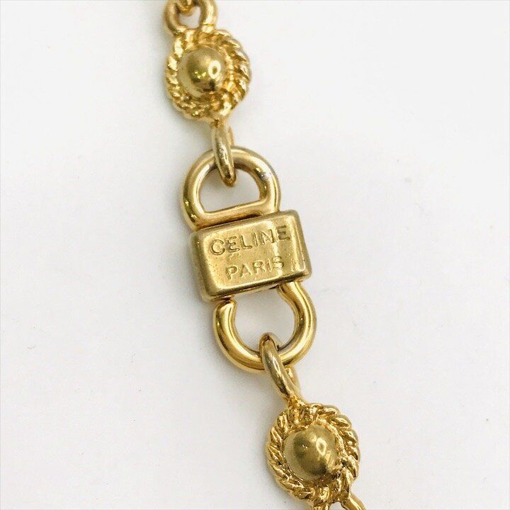 Celine Triomphe hmm Necklace LadyAccessories Gold — view 5