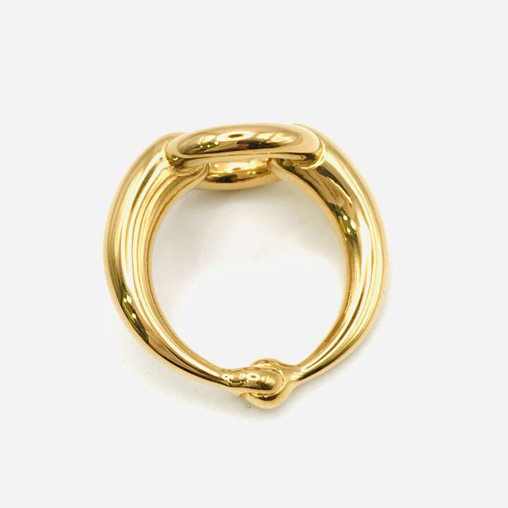 Hermes Scarf Ring hmmz Gold — view 6