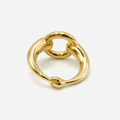 Hermes Scarf Ring hmmz Gold — view 3
