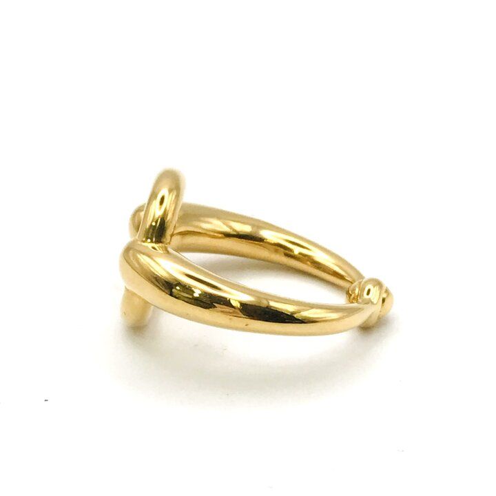 Hermes Scarf Ring hmmz Gold — view 5