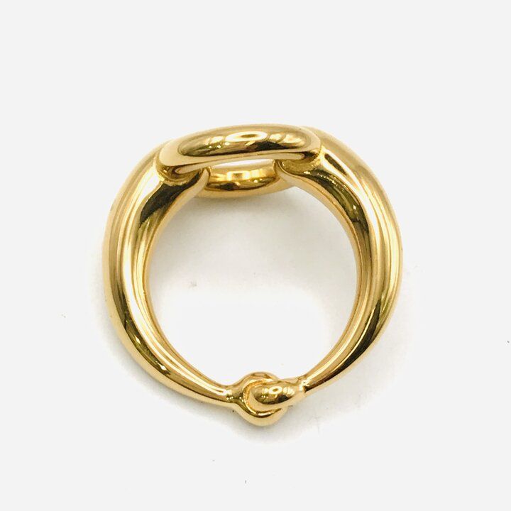 Hermes Scarf Ring hmmz Gold — view 7