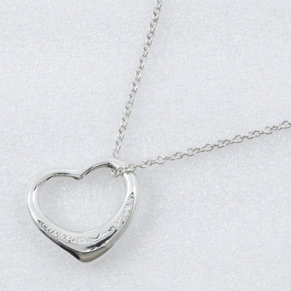 Tiffany & Co Open Heart Elsa Peretti 925 Sterling Silver Necklace — view 3