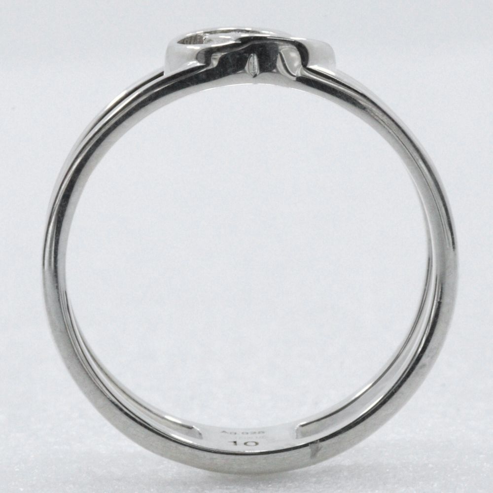 Gucci Interlocking GG 925 Sterling Silver Ring — view 3