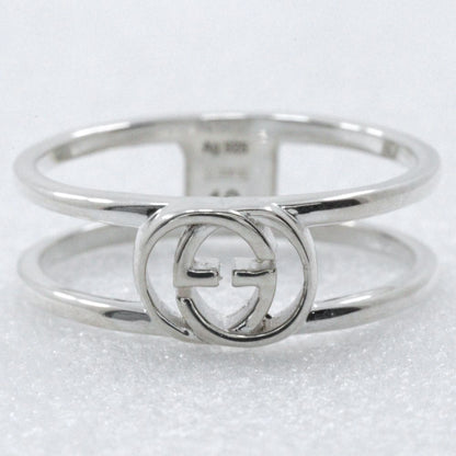 Gucci Interlocking GG 925 Sterling Silver Ring — view 5