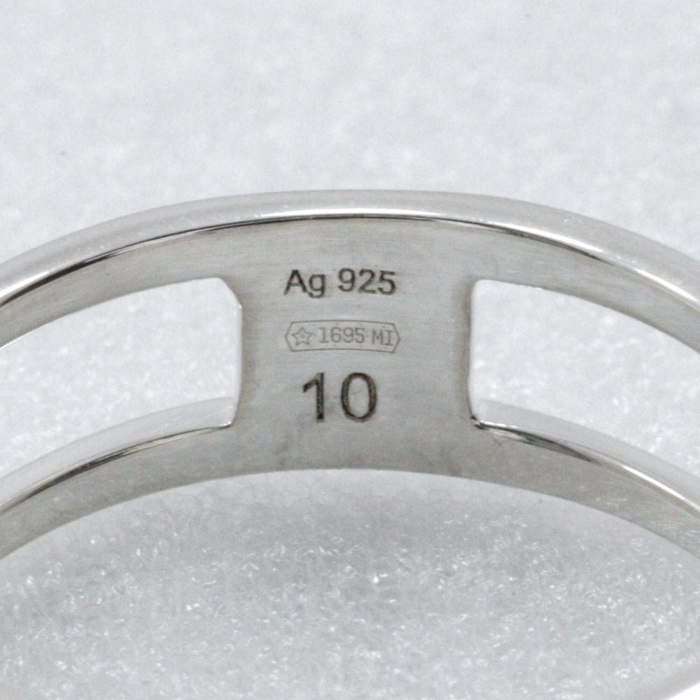 Gucci Interlocking GG 925 Sterling Silver Ring — view 6