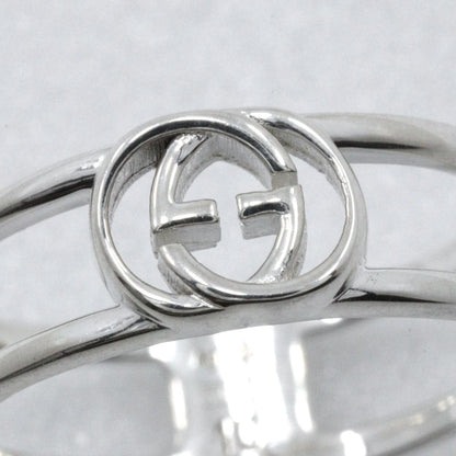 Gucci Interlocking GG 925 Sterling Silver Ring — view 4
