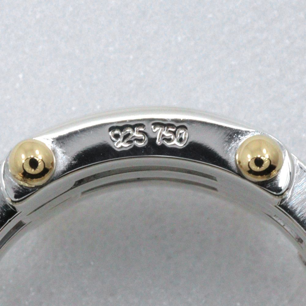 Tiffany & Co Gate Ring Vintage 925 Sterling Silver Gold — view 6