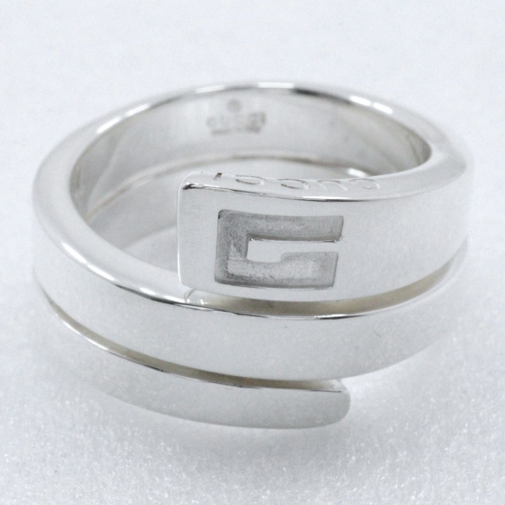 Gucci Logo Snake 925 Sterling Silver Ring — view 5