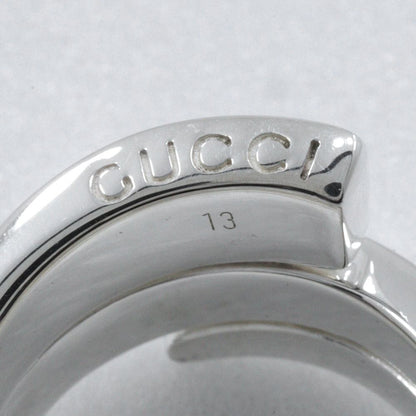 Gucci Logo Snake 925 Sterling Silver Ring — view 6