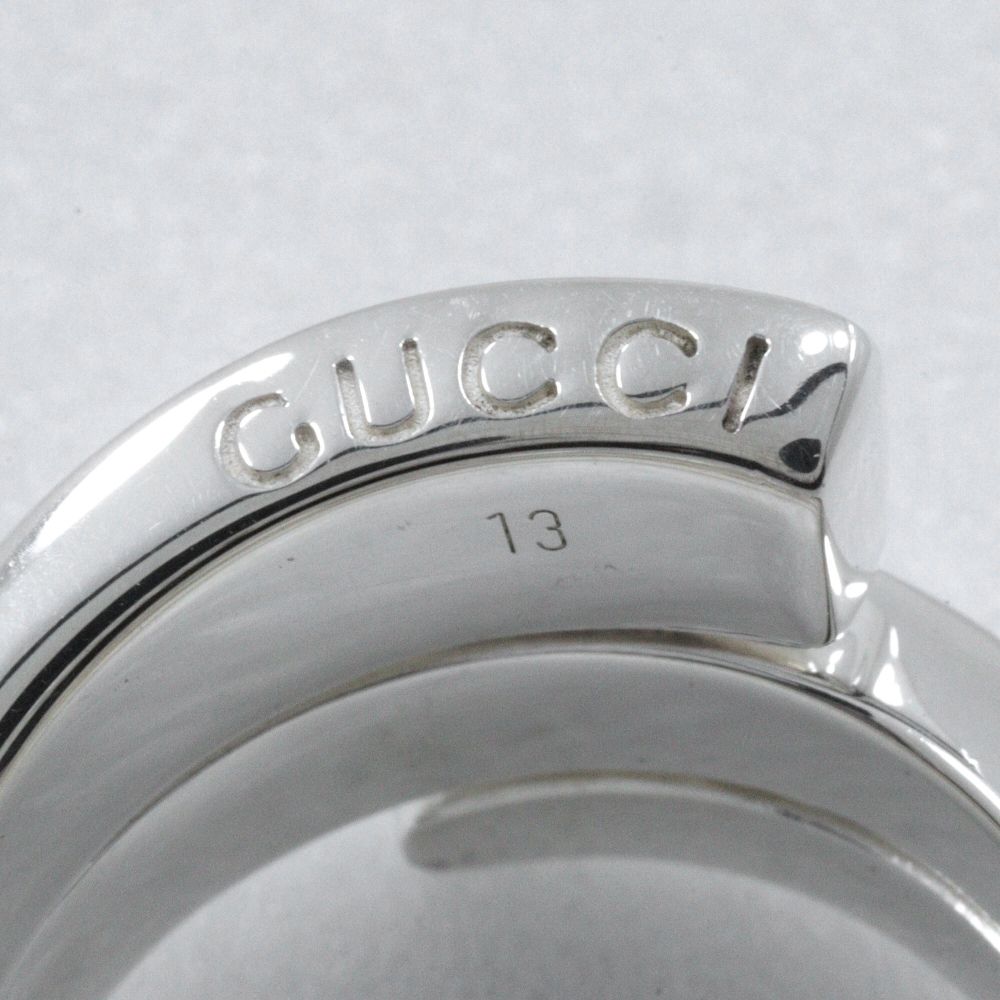 Gucci Logo Snake 925 Sterling Silver Ring