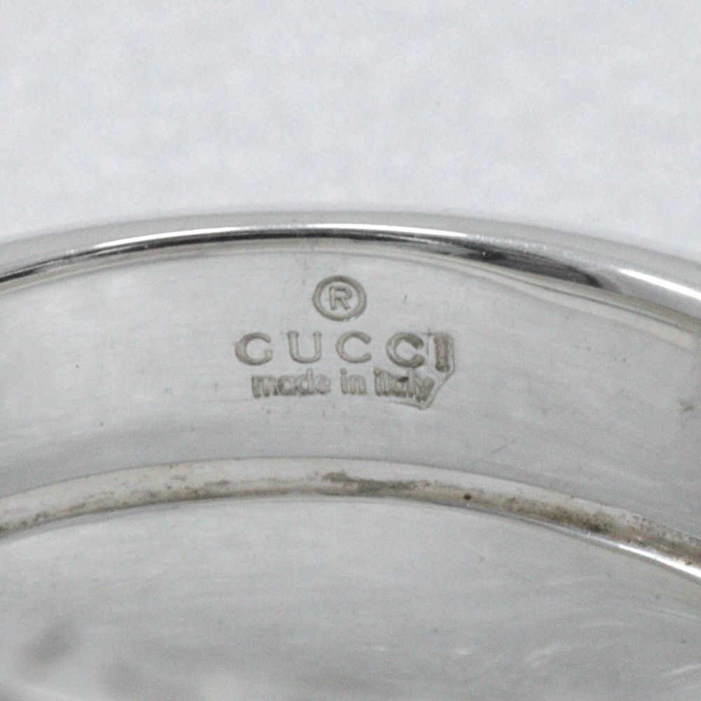 Gucci Logo Snake 925 Sterling Silver Ring — view 7