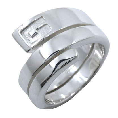 Gucci Logo Snake 925 Sterling Silver Ring