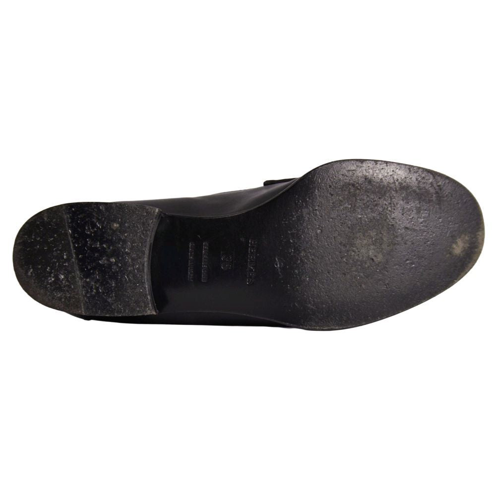 Hermes Loafers Moccasins Constance Leather Heels — view 8