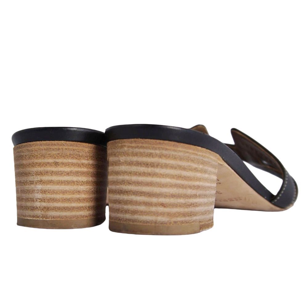 Hermes Sandals Oasis Logo Leather — view 5