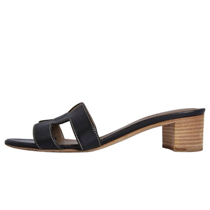 Hermes Sandals Oasis Logo Leather — view 7