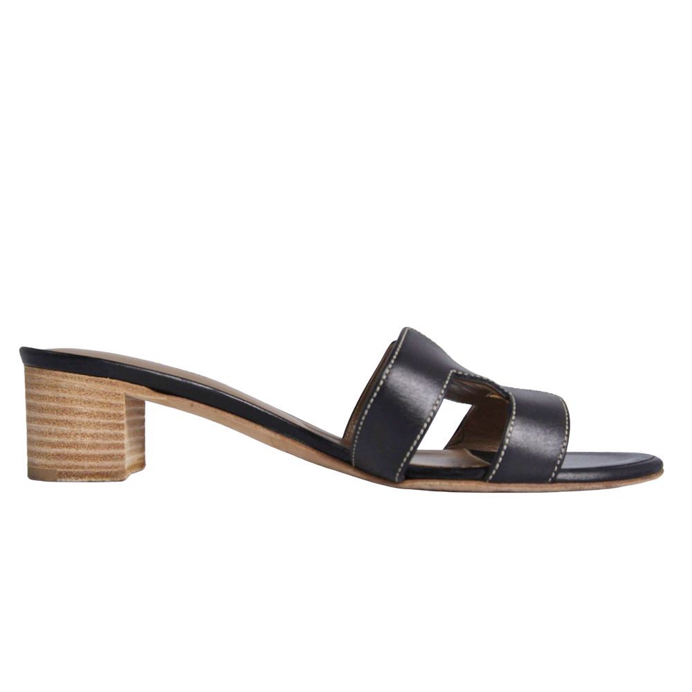 Hermes Sandals Oasis Logo Leather — view 6