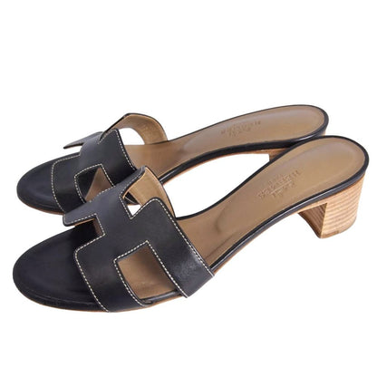Hermes Sandals Oasis Logo Leather — view 2