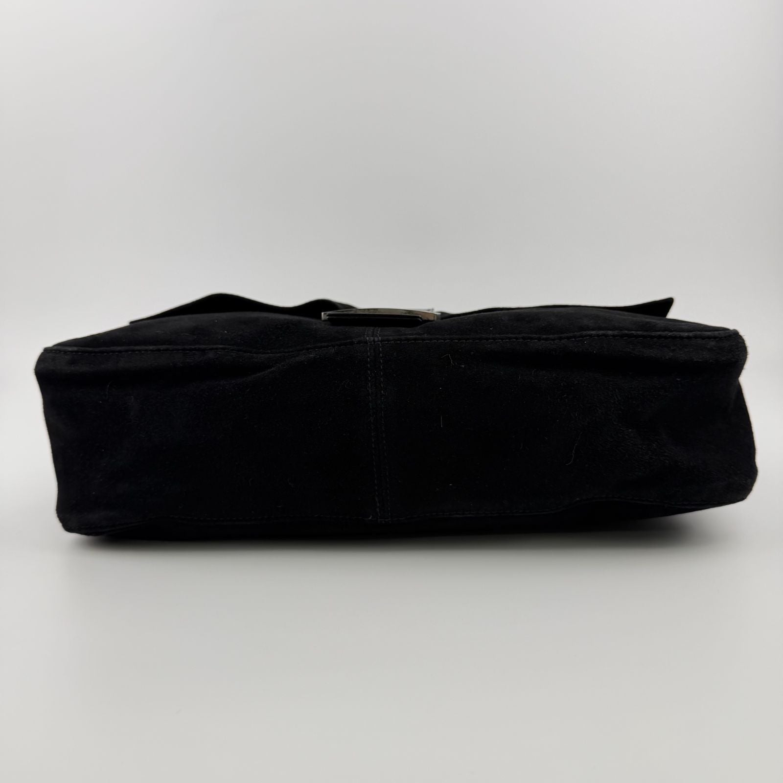 Fendi Shoulder Bag Black Suede Vintage — view 8