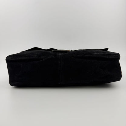 Fendi Shoulder Bag Black Suede Vintage — view 8