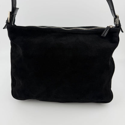 Fendi Shoulder Bag Black Suede Vintage — view 4