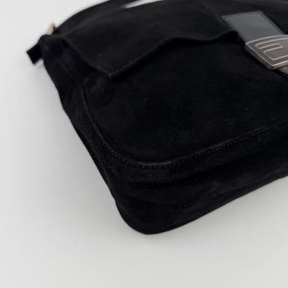 Fendi Shoulder Bag Black Suede Vintage — view 9