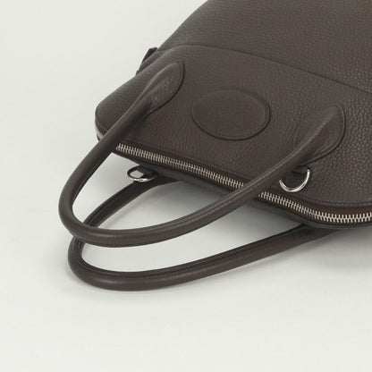 Hermes Bolide 31 Tote Shoulder Bag Taurillon Clemence Havane Brown Silver 2-Way — view 4