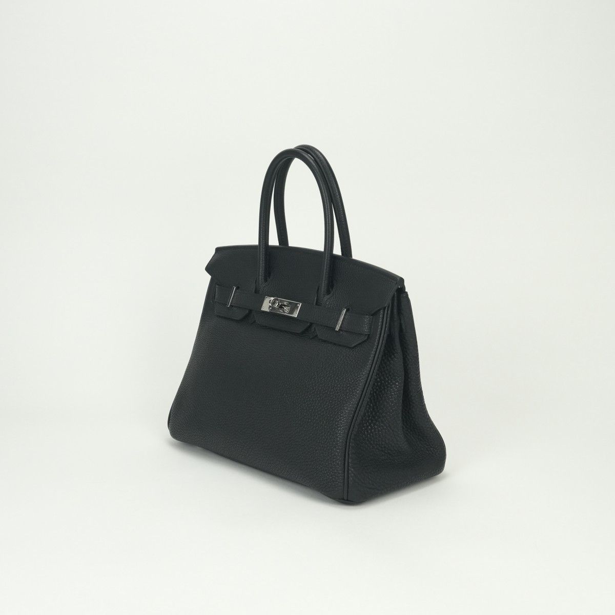Hermes Birkin 30 Tote Togo Noir Black Silver — view 2
