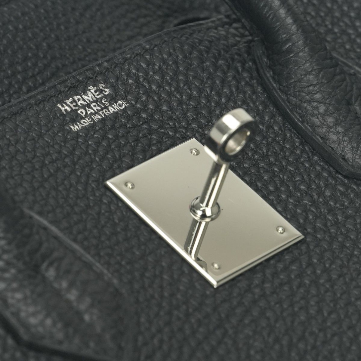Hermes Birkin 30 Tote Togo Noir Black Silver — view 8