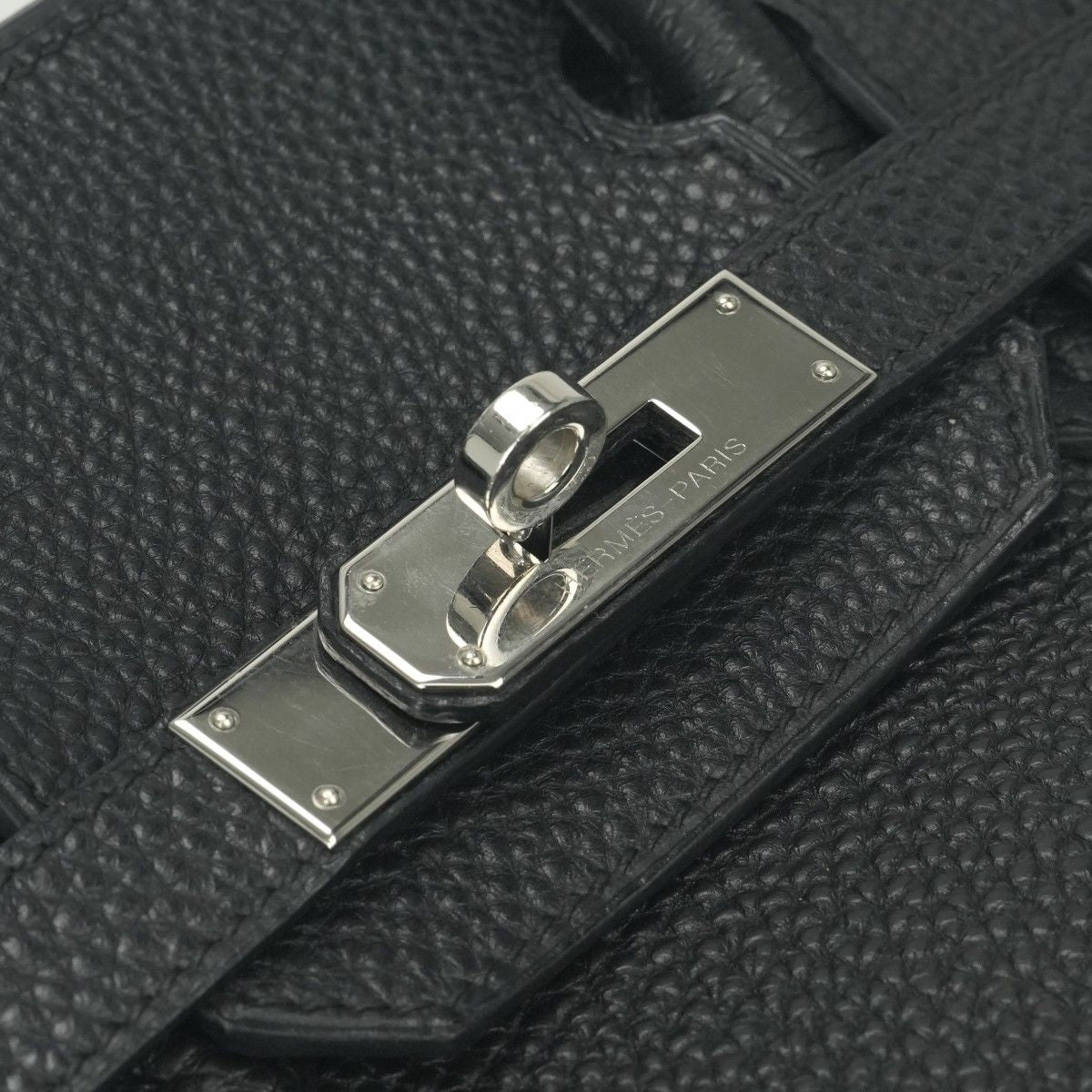 Hermes Birkin 30 Tote Togo Noir Black Silver — view 7