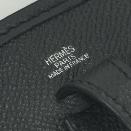 Hermes Evelyne TPM Shoulder Bag Epsom Noir Black Silver Veau — view 7
