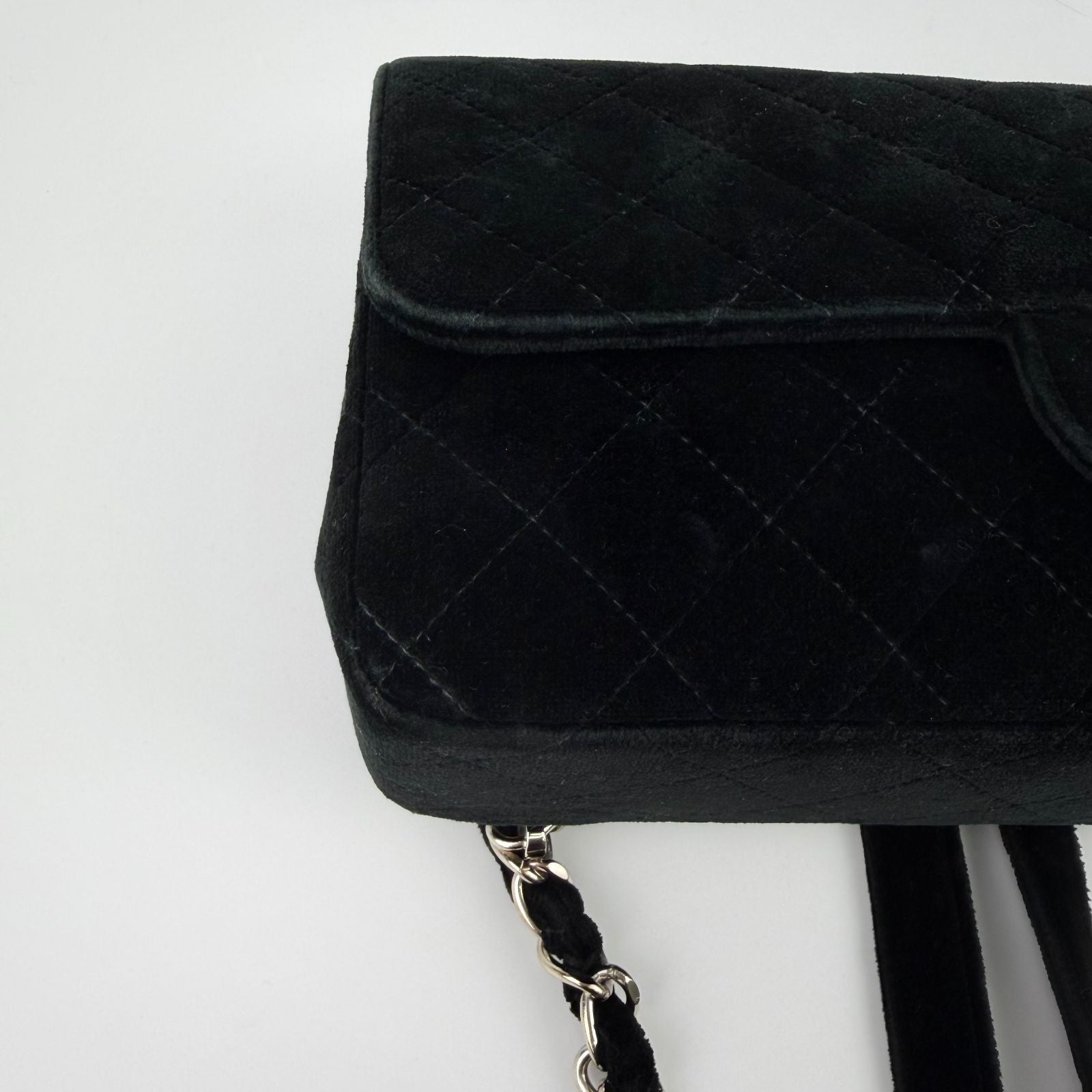 Chanel CC Logo Quilted Sac Black 4 Vintage Backpack — view 6