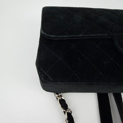 Chanel CC Logo Quilted Sac Black 4 Vintage Backpack — view 6