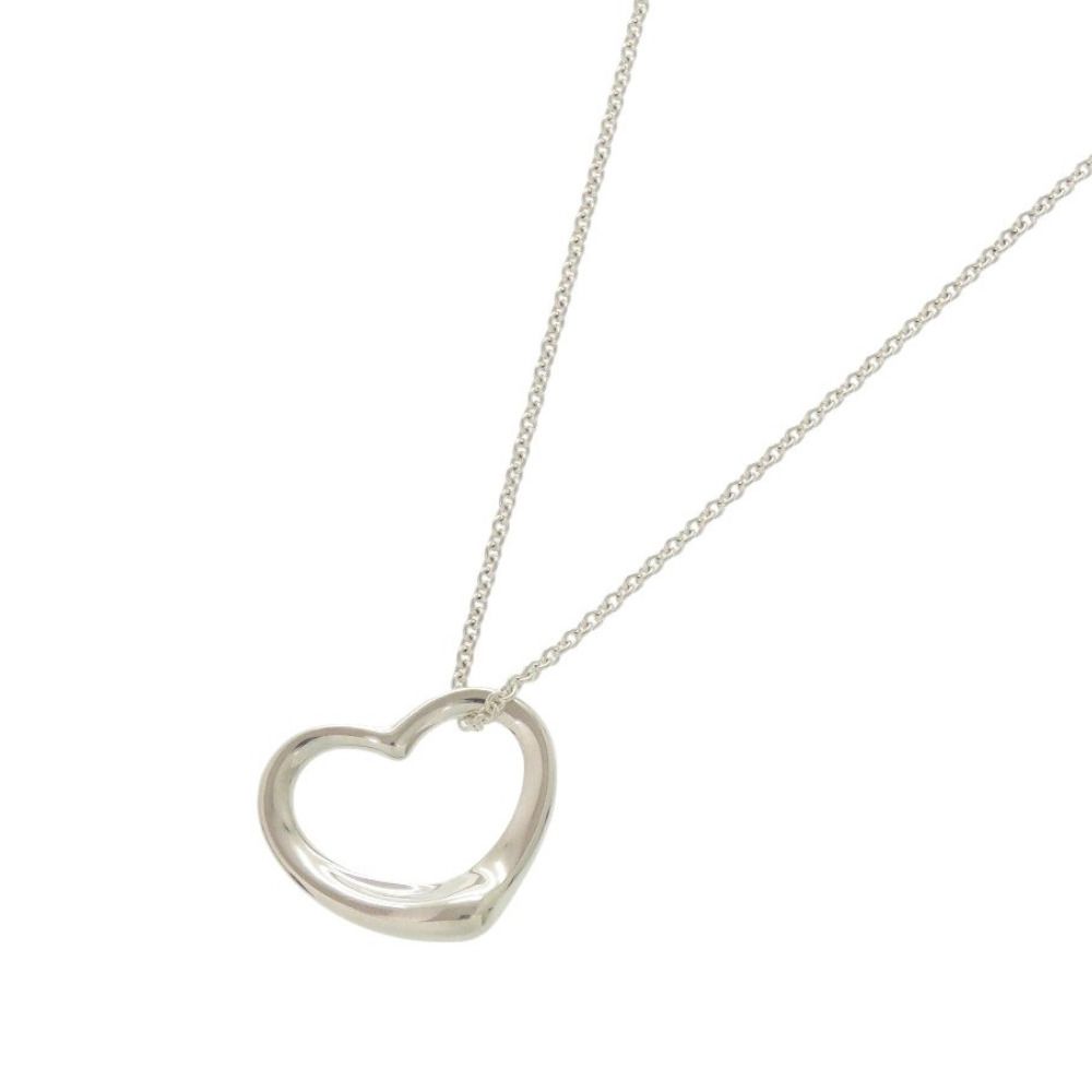 Tiffany & Co Open Heart Elsa Peretti Necklace 925 Sterling Silver