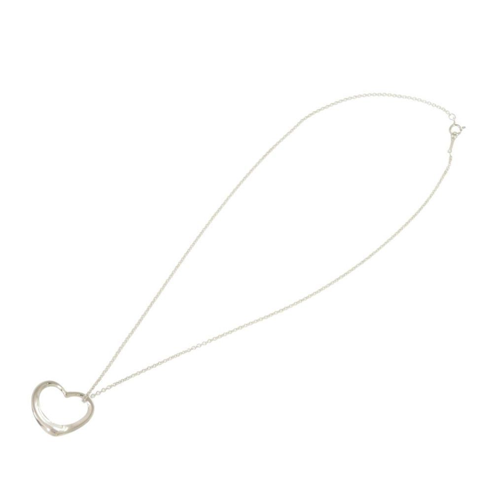 Tiffany & Co Open Heart Elsa Peretti Necklace 925 Sterling Silver — view 2