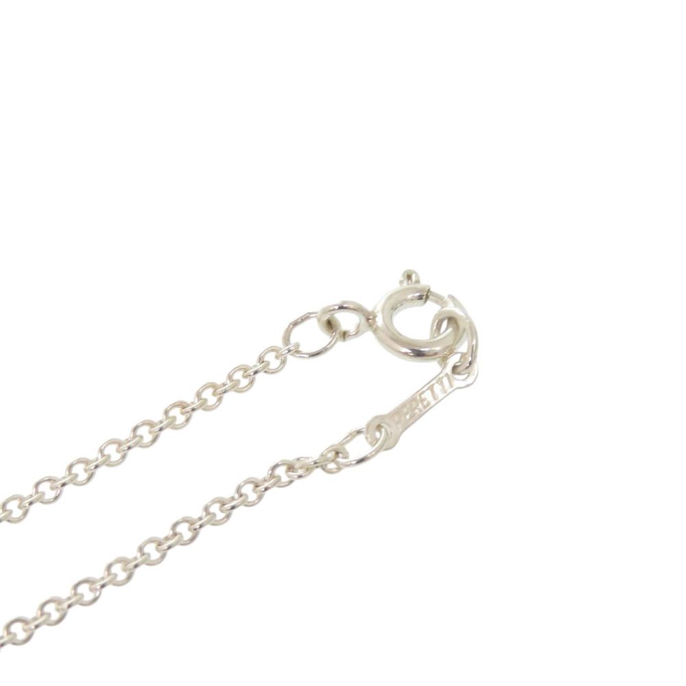 Tiffany & Co Open Heart Elsa Peretti Necklace 925 Sterling Silver — view 4