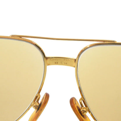 Cartier Teardrop Metal Gold Bordeaux Sunglasses Eyewear — view 6