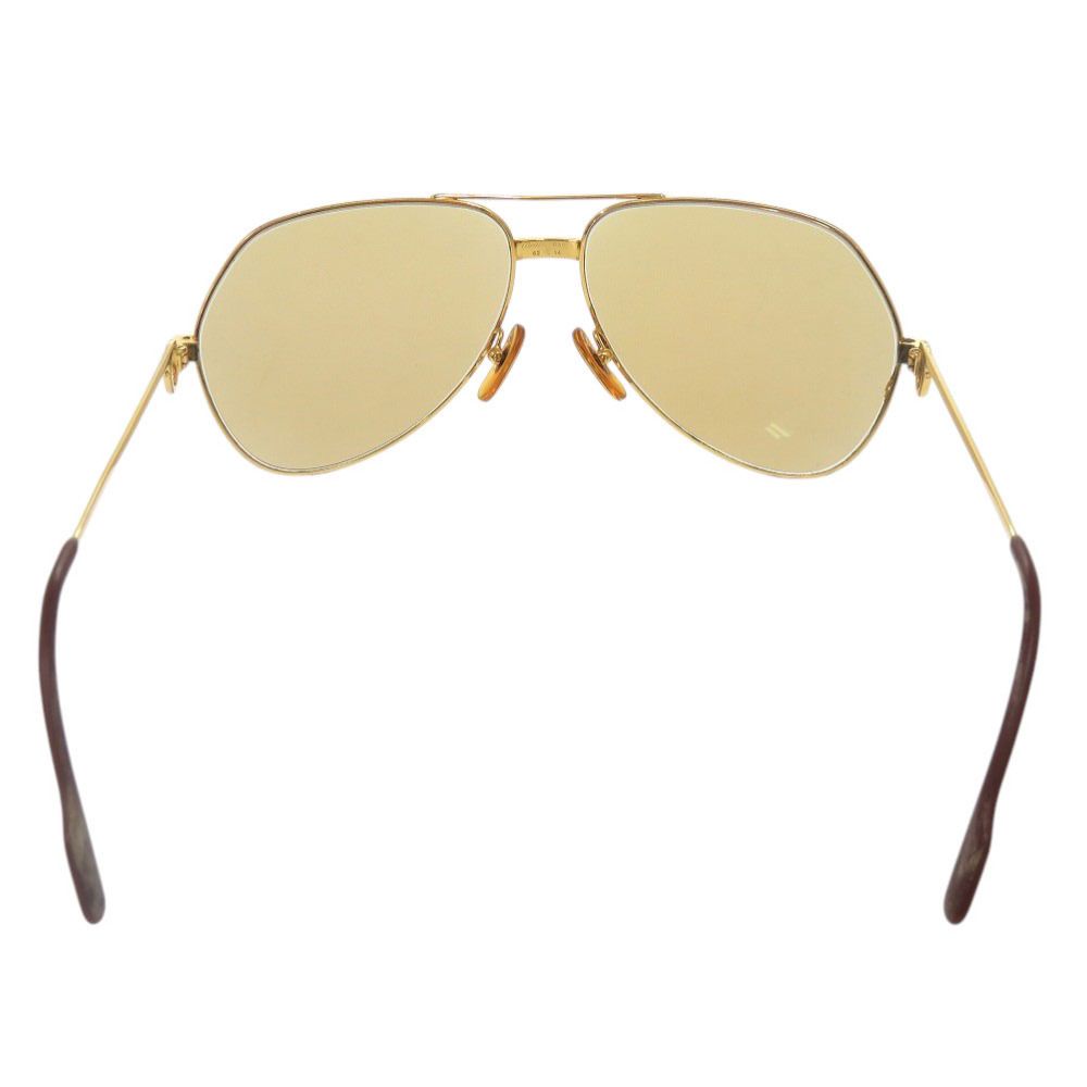 Cartier Teardrop Metal Gold Bordeaux Sunglasses Eyewear — view 2