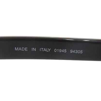 Chanel Vintage CC Logo Round Acetate Black Sunglasses Eyewear — view 6