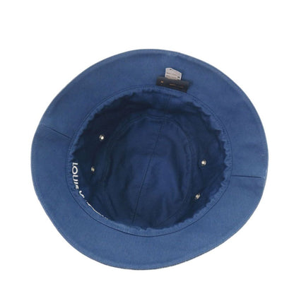 Louis Vuitton Bucket Hat Monogram Essential Reversible Cotton Blue Hat — view 6