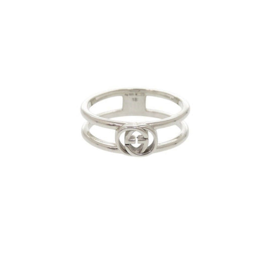 Gucci Interlocking 925 Sterling Silver Ring