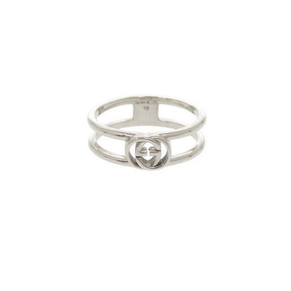 Gucci Interlocking 925 Sterling Silver Ring