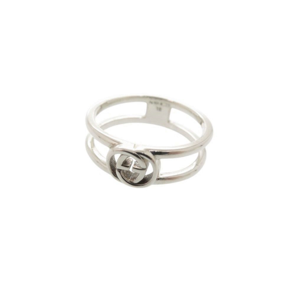 Gucci Interlocking 925 Sterling Silver Ring — view 7