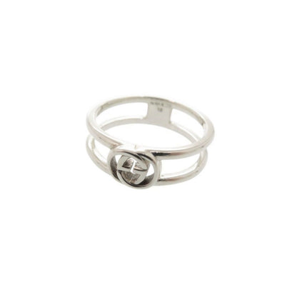 Gucci Interlocking 925 Sterling Silver Ring