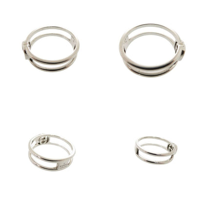 Gucci Interlocking 925 Sterling Silver Ring