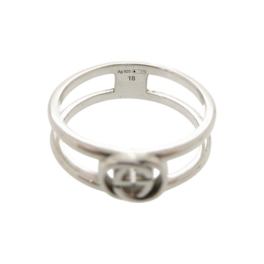 Gucci Interlocking 925 Sterling Silver Ring — view 5