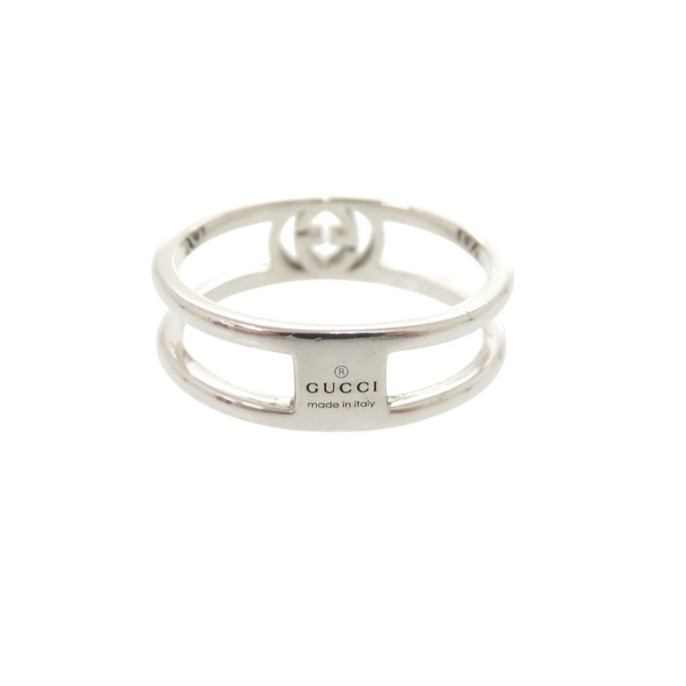 Gucci Interlocking 925 Sterling Silver Ring — view 6