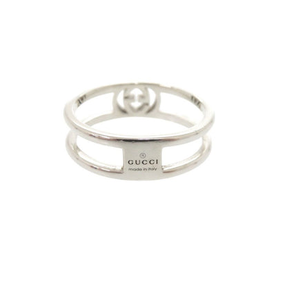 Gucci Interlocking 925 Sterling Silver Ring — view 6